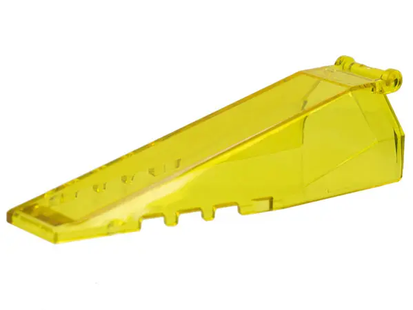 Trans-Yellow Windscreen 10 x 4 x 2 with Bar Handle