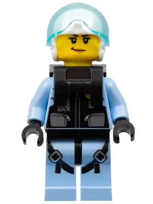 Sky Police - Jet Pilot, Female with Neck Bracket (for Parachute)