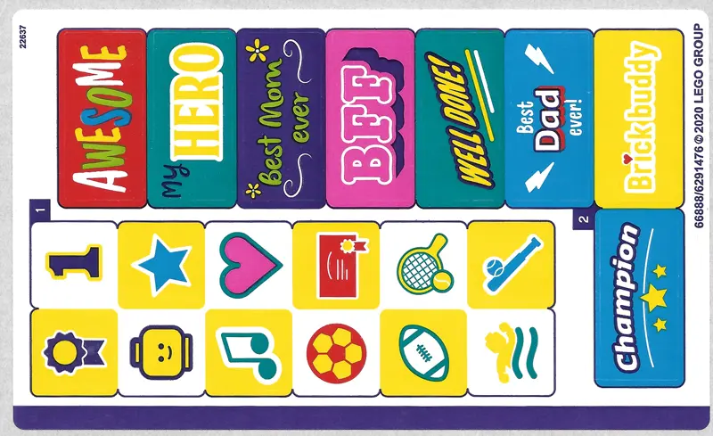 Sticker Sheet for Set 40385 - (66888/6291476)