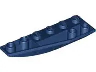Dark Blue Wedge 6 x 2 Inverted Left