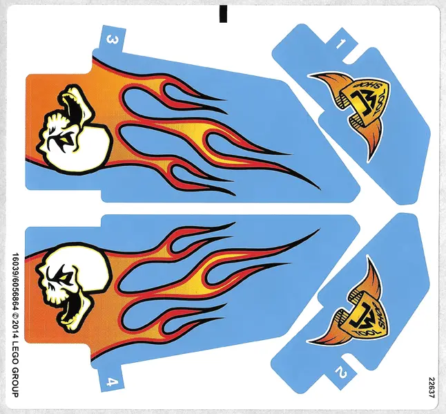 Sticker Sheet for Set 42022 - (16039/6056864)