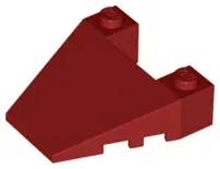 Dark Red Wedge 4 x 4 Taper with Stud Notches