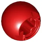 Red Technic Ball Joint with Through Axle Hole