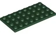 Dark Green Plate 4 x 8