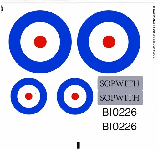 Sticker Sheet for Set 10226 - (10639/6005745)