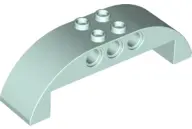 Light Aqua Slope, Curved 8 x 2 x 2 Double