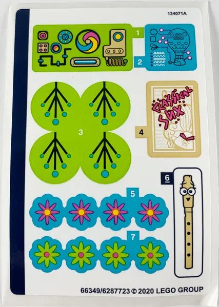 Sticker Sheet for Set 41252 - (66349/6287723)