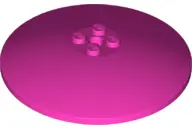 Dark Pink Dish 8 x 8 Inverted (Radar) - Solid Studs