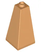 Medium Nougat Slope 75 2 x 2 x 3 Double Convex