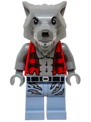 - Torn Red Flannel Shirt, Bare Chest with Fur and Muscles, Sand Blue Legs with Belt and Tears
