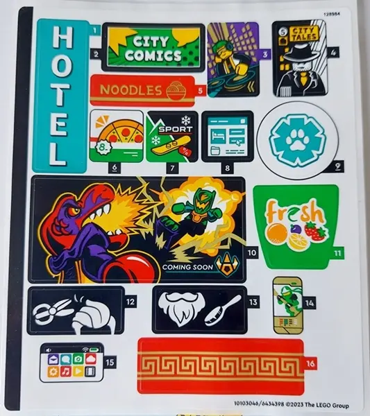 Sticker Sheet for Set 60380, Sheet 1 - (10103046/6434398)