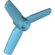 Medium Azure Propeller 3 Blade 5 Diameter