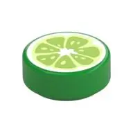 FLAT TILE 1X1, ROUND, NO. 255