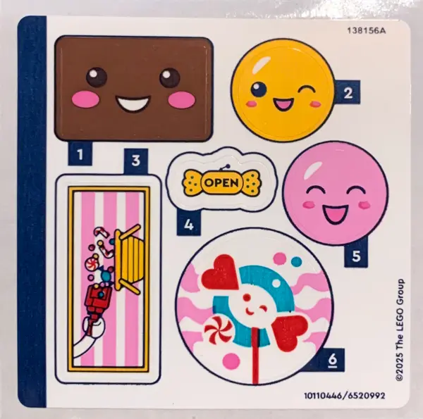Sticker Sheet for Set 42649 - (10110446/6520992)