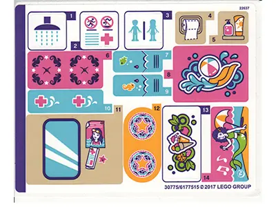 Sticker Sheet for Set 41313 - International Version - (30775/6177515)