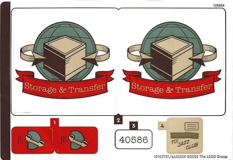 Sticker Sheet for Set 40586 - (10102751/6433329)