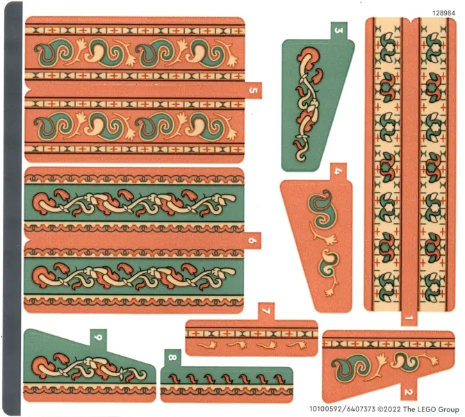 Sticker Sheet for Set 40579 - (10100592/6407373)