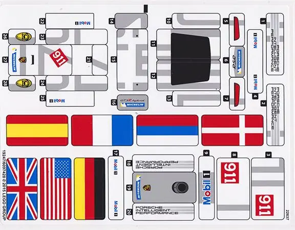 Sticker Sheet for Set 75912, Sheet 1 - International Version - (19247/6097428)