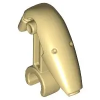 Tan Minifigure, Head, Modified Mechanical Plain (SW Battle Droid)