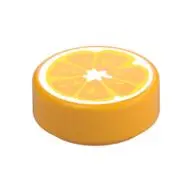 FLAT TILE 1X1, ROUND, NO. 259