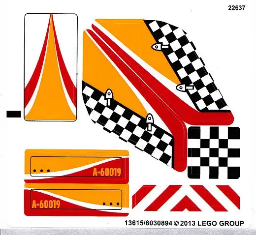Sticker Sheet for Set 60019 - International Version - (13615/6030894)