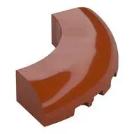 1/4 ARCH BRICK 5X5, W/ CUTOUT