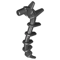 Black Plant Vine Seaweed / Appendage Spiked / Bionicle Spine