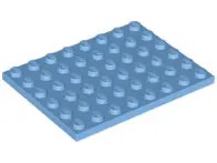 Medium Blue Plate 6 x 8
