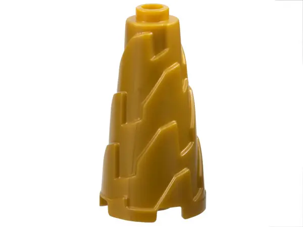 Pearl Gold Cone 2 x 2 x 3 Jagged - Step Drill