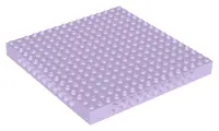 Lavender Technic, Brick 16 x 16 x 1 1/3 with Holes