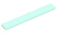Light Aqua Tile 1 x 8