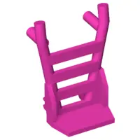 Dark Pink Minifigure, Utensil Hand Truck Frame