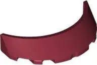 Dark Red Windscreen 3 x 6 x 1 Curved