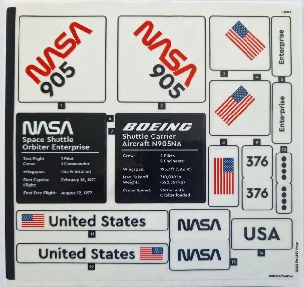 Sticker Sheet for Set 10360 - (10113937/6550346)