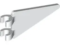 White Flag 3 1/2 x 2 Triangle