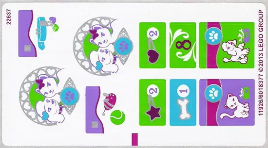 Sticker Sheet for Set 41007 - (11926/6018377)