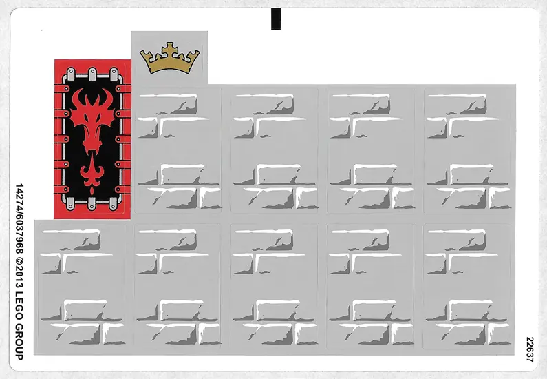 Sticker Sheet for Set 70404 - (14274/6037968)