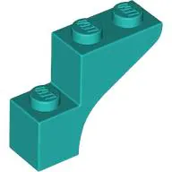 Dark Turquoise Arch 1 x 3 x 2