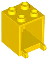 Yellow Container, Box 2 x 2 x 2
