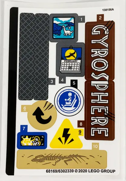 Sticker Sheet for Set 75941 - (68169/6302339)