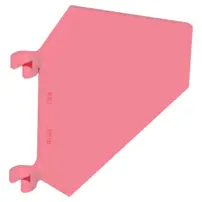 Trans-Red Flag 5 x 6 Hexagonal