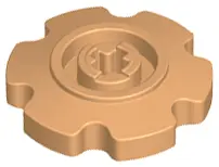 Medium Nougat Technic Tread Sprocket Wheel Small