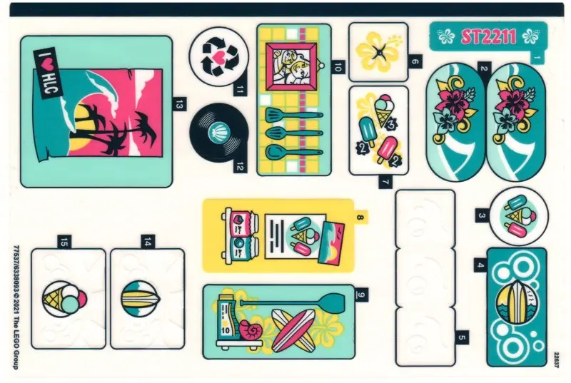 Sticker Sheet for Set 41693 - (77537/6338093)