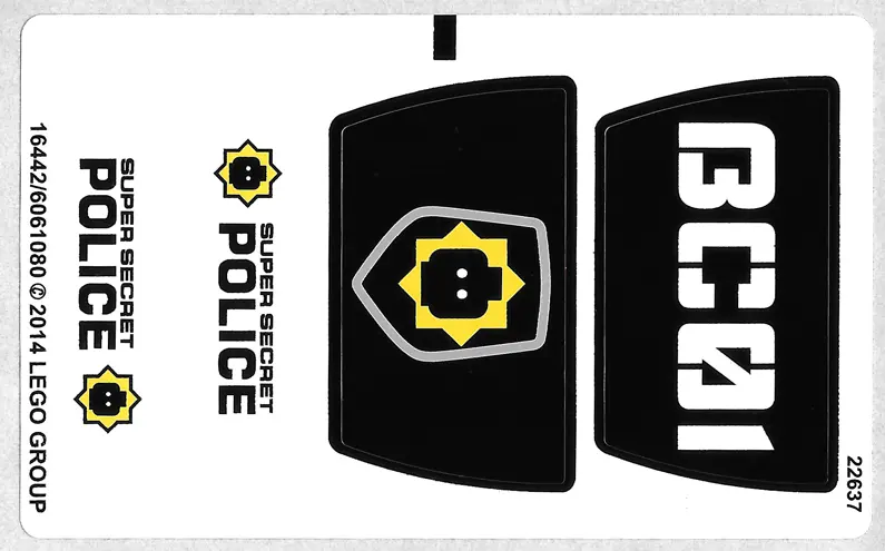 Sticker Sheet for Set 70819 - (16442/6061080)