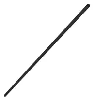 Black Hose, Pneumatic 4mm D. V2 Precut 38L / 30.4cm