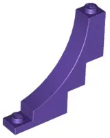 Dark Purple Arch 1 x 5 x 4 Inverted