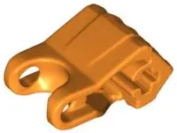 Orange Hero Factory Fist with Axle Hole - 4 Fingers