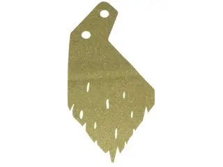 Olive Green Cloth Pauldron, Tattered with 2 Holes, Large Buildable Figures (SW Boba Fett)