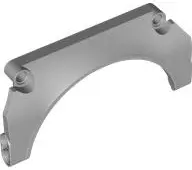 Bluish Gray Technic, Panel Car Mudguard Arched #32 11 x 2 x 5 Straight Top