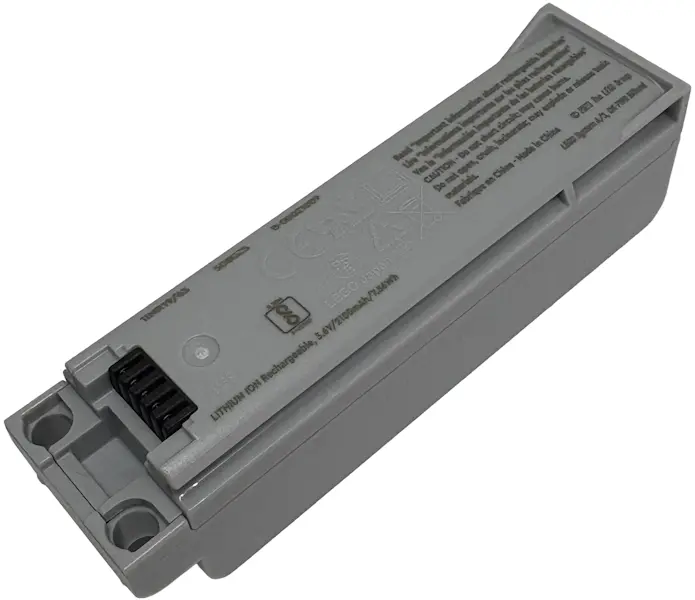 Bluish Gray Electric Rechargeable Battery 3.6V / 2100mAh / 7.56 Wh - with Pin Holes to Secure Batter